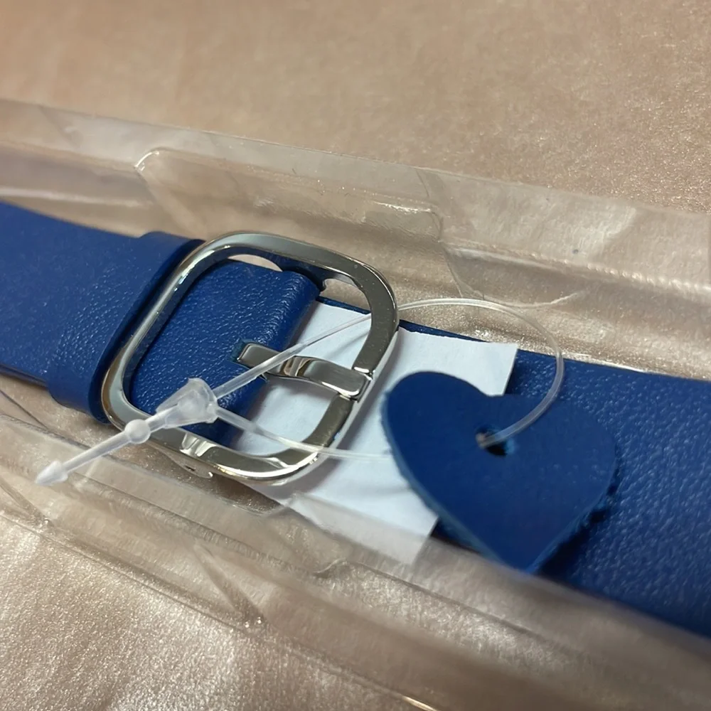 NIB Eyamumo Genuine Leather Smart Watch Buckle Band Compatible With Series 1-7